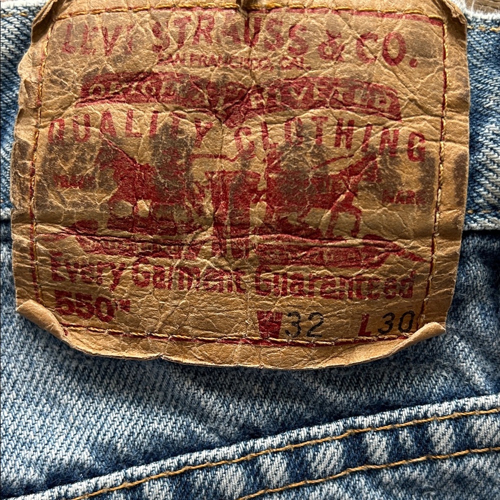 Levi's 550 Classic Denim Straight Jeans - Picture 7 of 7